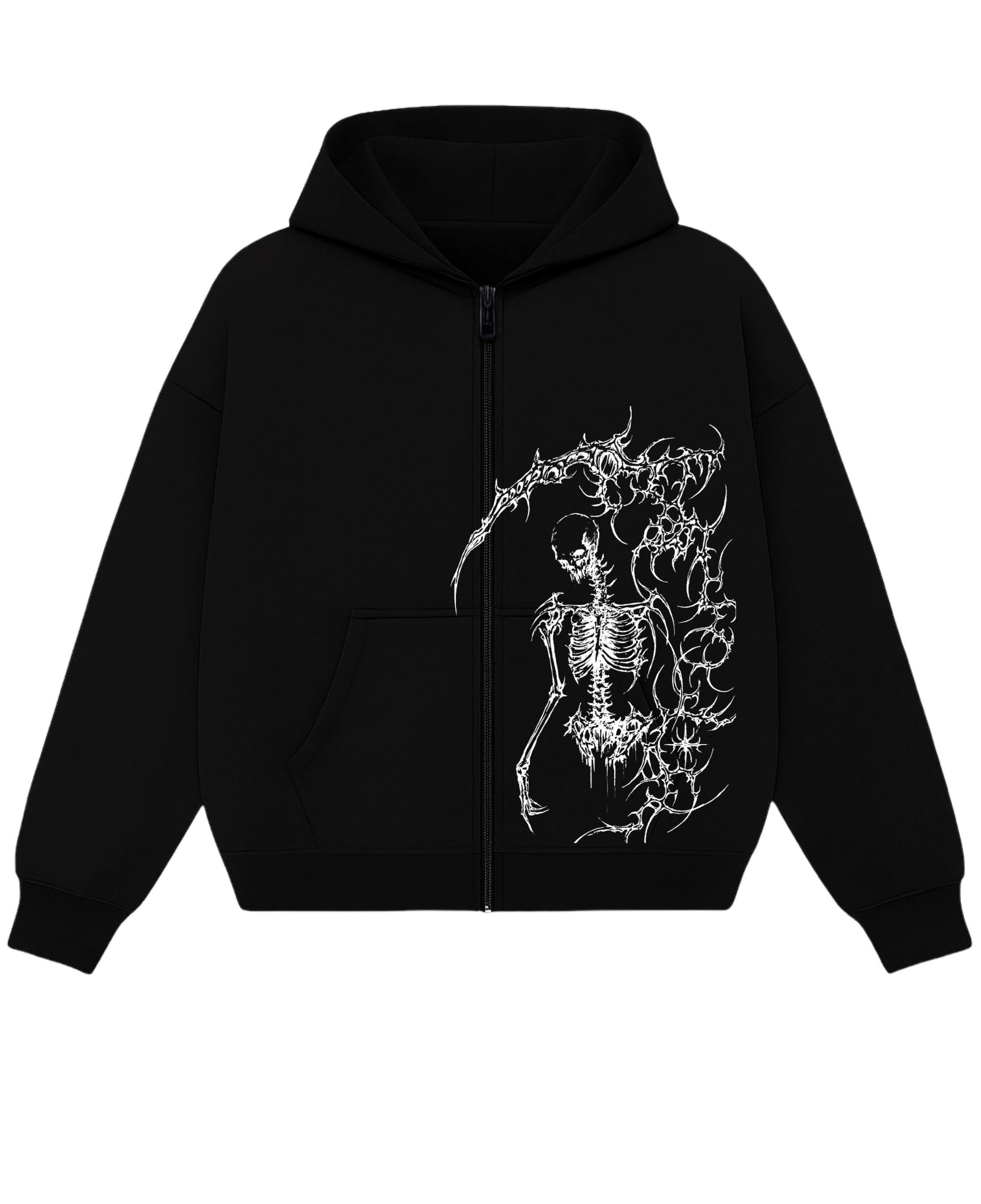 Zipper Hoodie Front Design