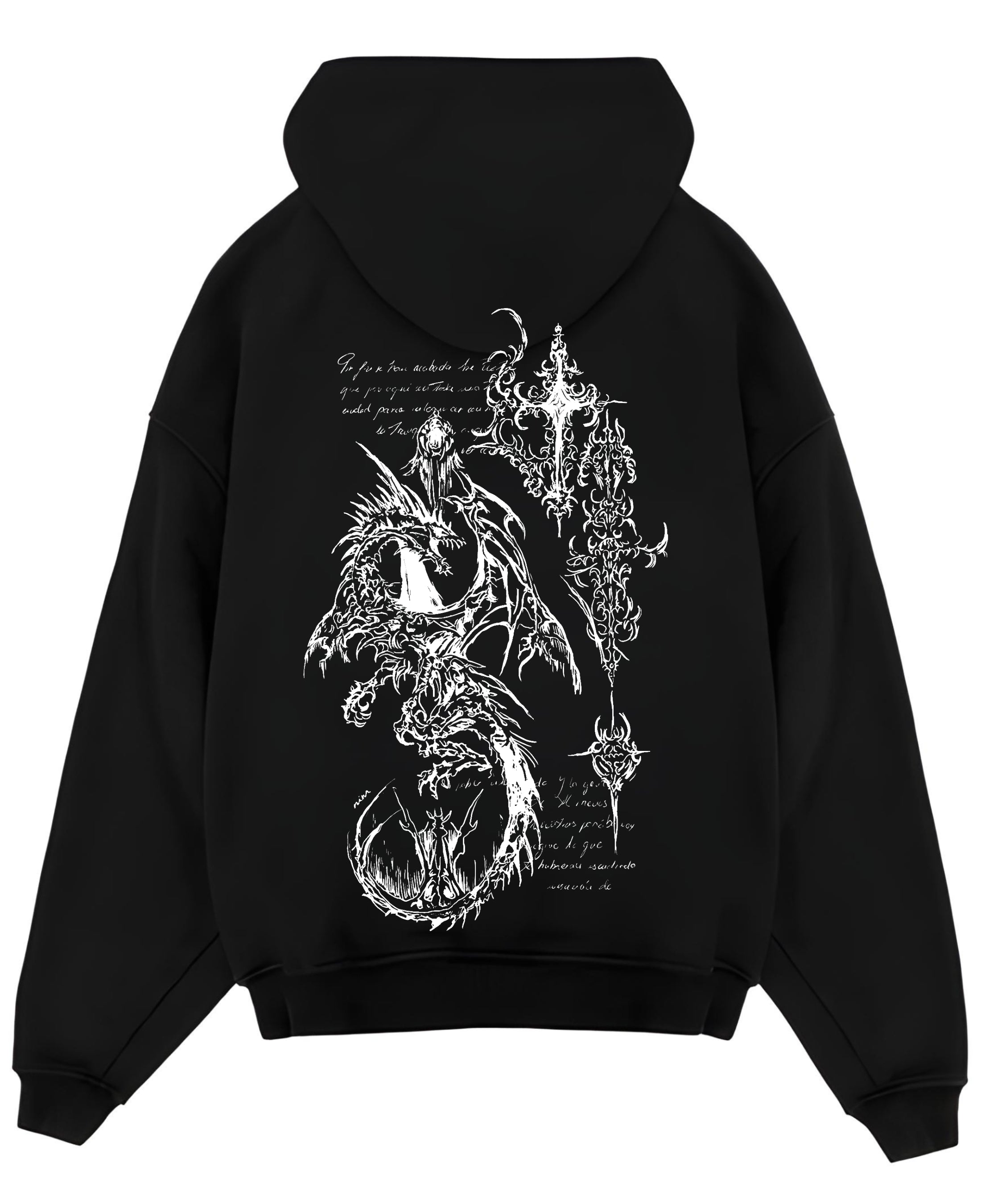 Zipper Hoodie Back Design