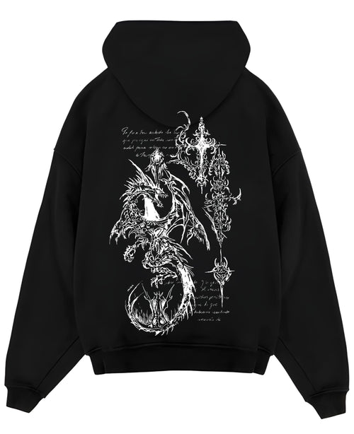 Zipper Hoodie Back Design